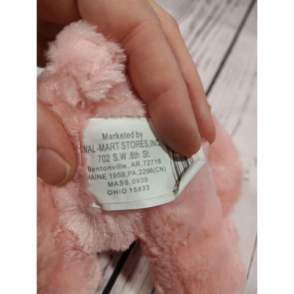 Pink Color Bunny Plush Rabbit Stuffed Animal 9"Easter plush - Picture 6 of 7